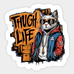 Thug Life Urban Fashion Masterpiece Sticker